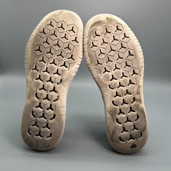 Nike Free RN Flyknit 2018 Women Size 8.5 Black Lace Low Athletic Sneakers Shoes - Picture 7 of 9